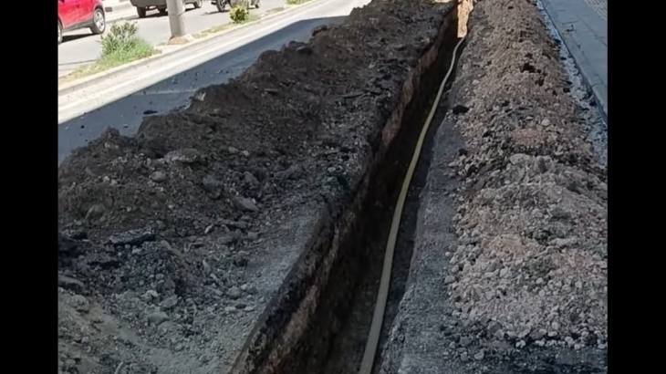 İlçemizde Doğal gaz çalışması tüm hızıyla devam ediyor